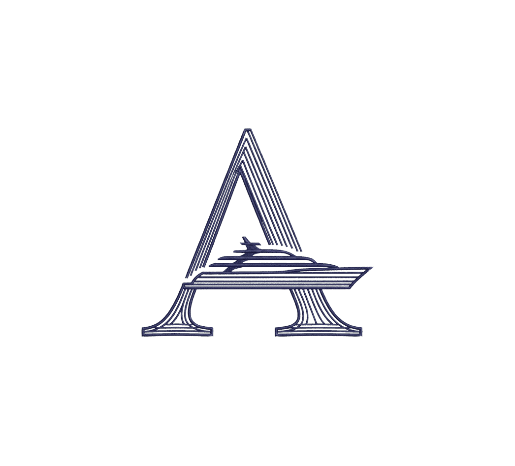 Armada Club — A monogram with superyacht silhouette