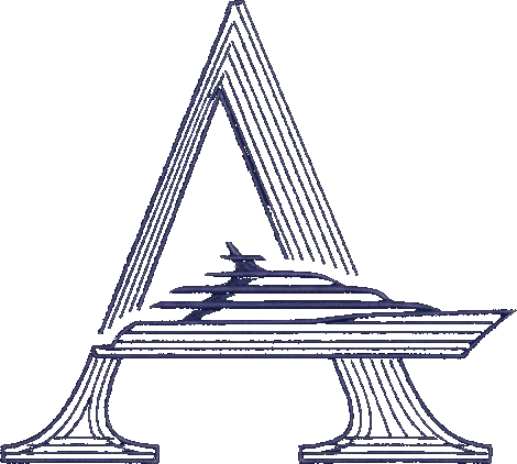 Armada Club A monogram with yacht silhouette