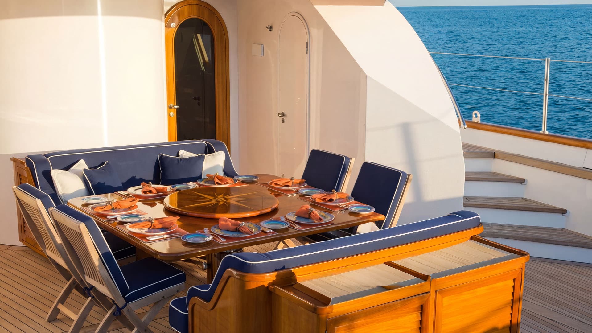 Armada yacht kitchen